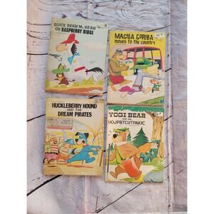 Hanna Barbera Magilla Gorilla Huckleberry Hound Yogi Bear Quick Draw McGraw Book